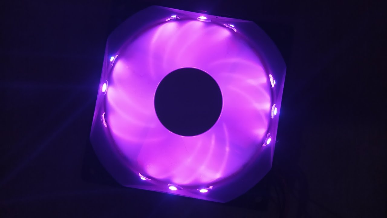 COMO FAZER um cooler RGB caseiro | cooler com led | fan RGB