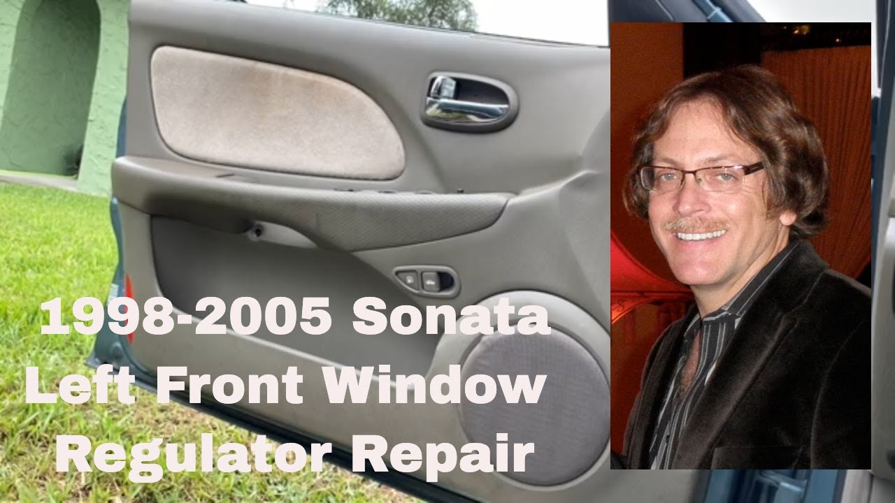 Hyundai Sonata 1998-2005 Window Regulator Repair. Left Front