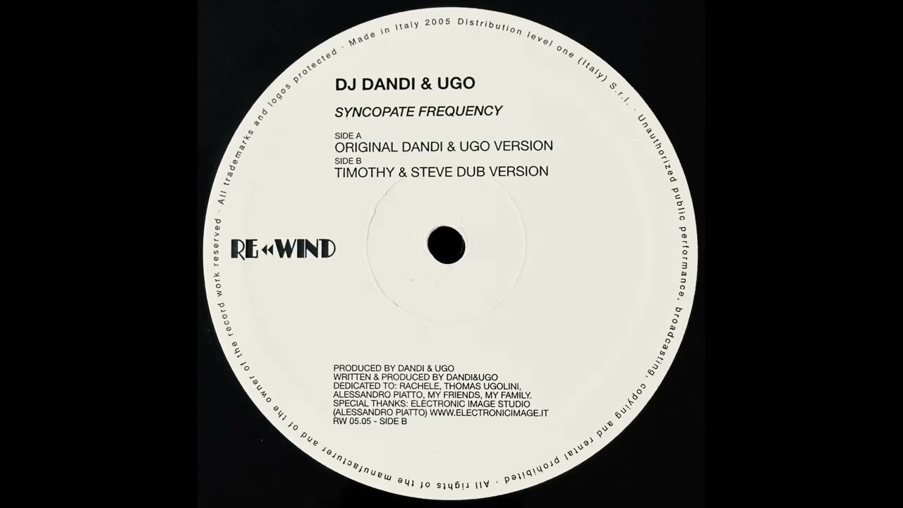 Dj Dandi & Ugo – Syncopate Frequency (Timothy & Steve Dub Version)
