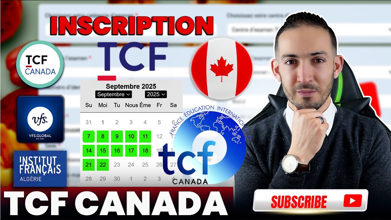 Prise de rendez vous TCF CANADA🇨🇦 sur VFS Global, comment faire طريقة تسجيل وحجز موعد إمتحانTCF كندا