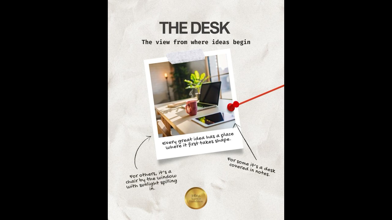#TheDesk: The view from where ideas begin for our Infosys Prize laureates and jury members.