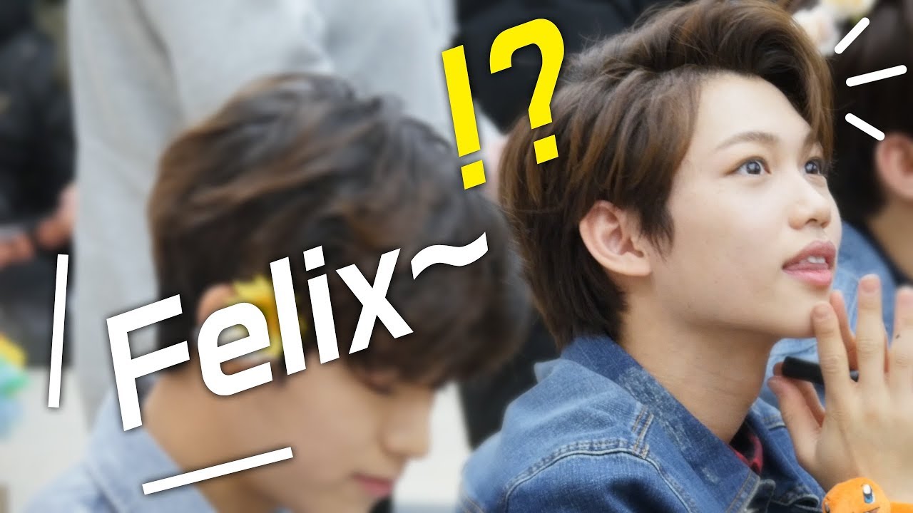 필릭스 반응 Felix reaction (feat.승민)_ 스트레이 키즈 Stray Kids _ 팬사인회 Fansign Event _ 코엑스