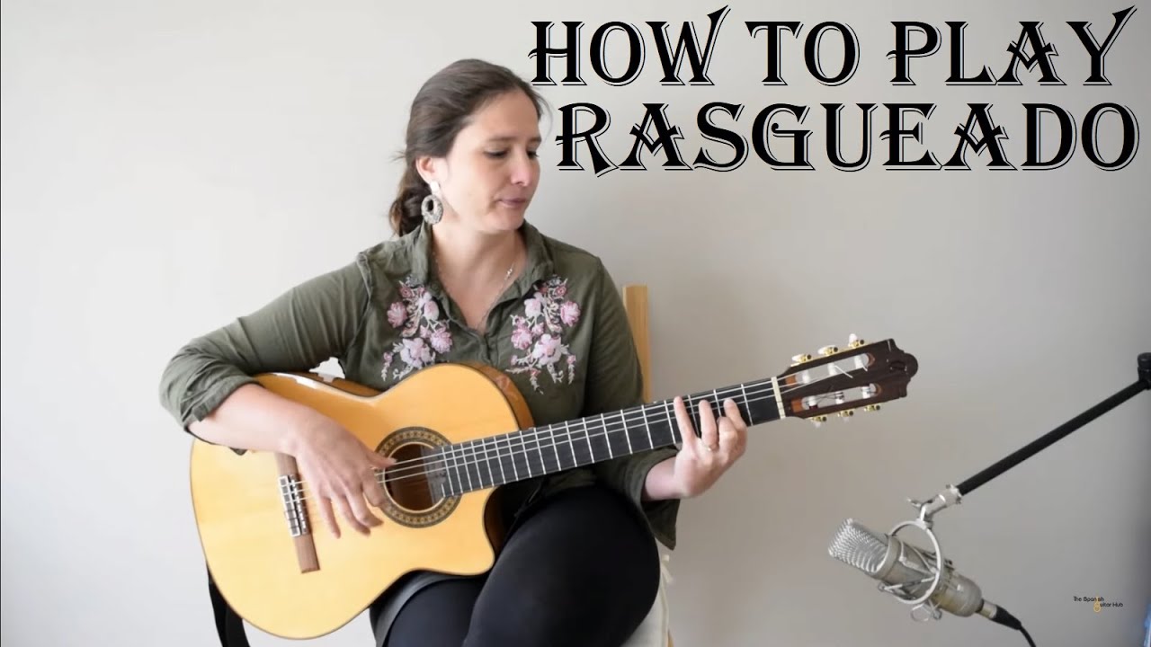 How to play rasgueado (flamenco guitar lesson)