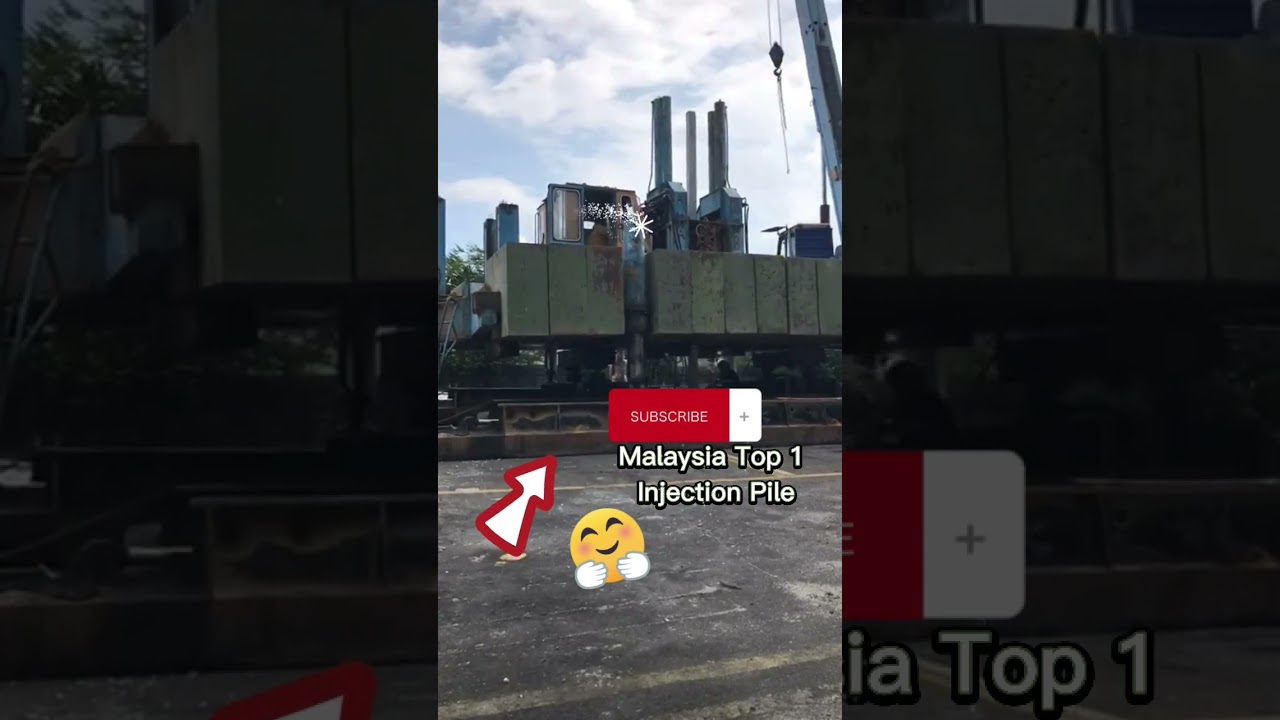 The Silent Of The Robot Injection Piling In Selangor. #shorts #renovation #hinconstruction