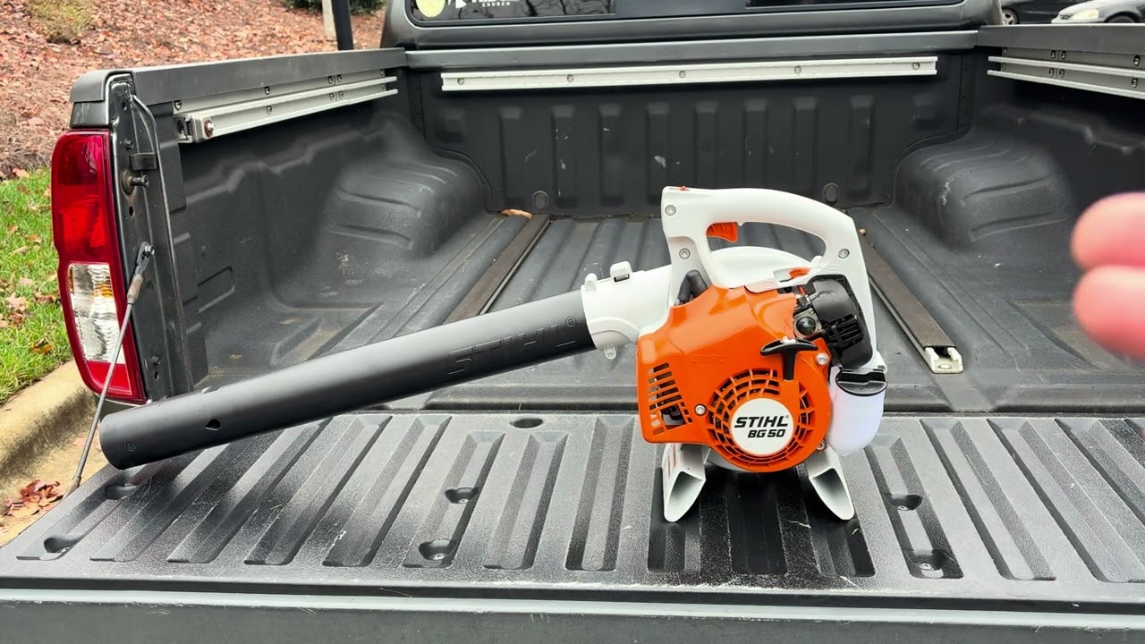 STIHL BG50 vs Wet Leaves - Full Review & Sound Test