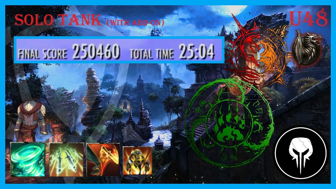 ESO Sunspire Trifecta 250.4 k Score, Solo Tank POV, Godslayer, U48 PS5 EU