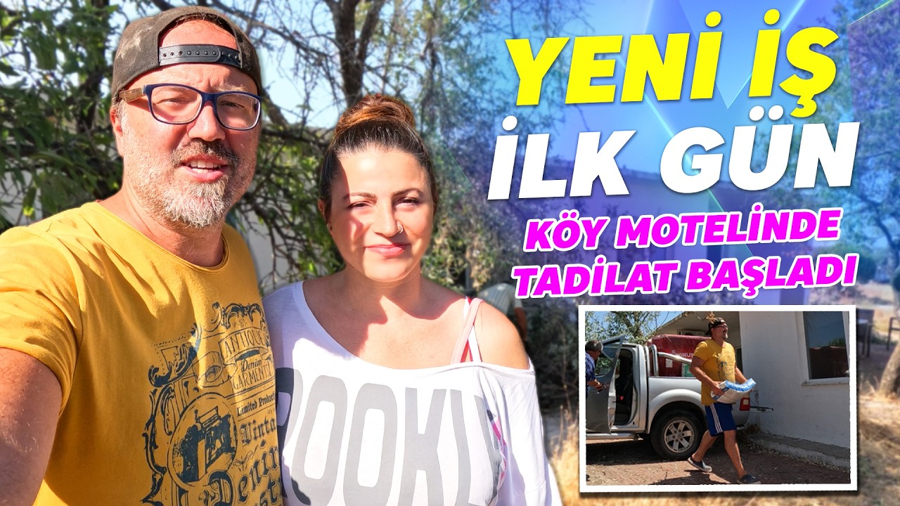 YENİ İŞ İLK GÜN - Motel Yenileme. Köyde Tadilat (Köyde Yaşam, Ege'ye Göç)