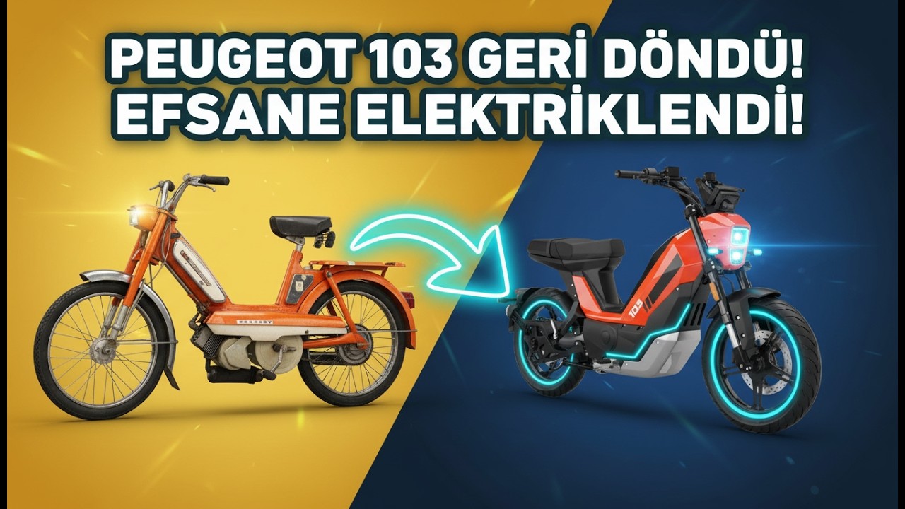 Peugeot 103 Geri Döndü: EFSANE ELEKTRİKLENİYOR!