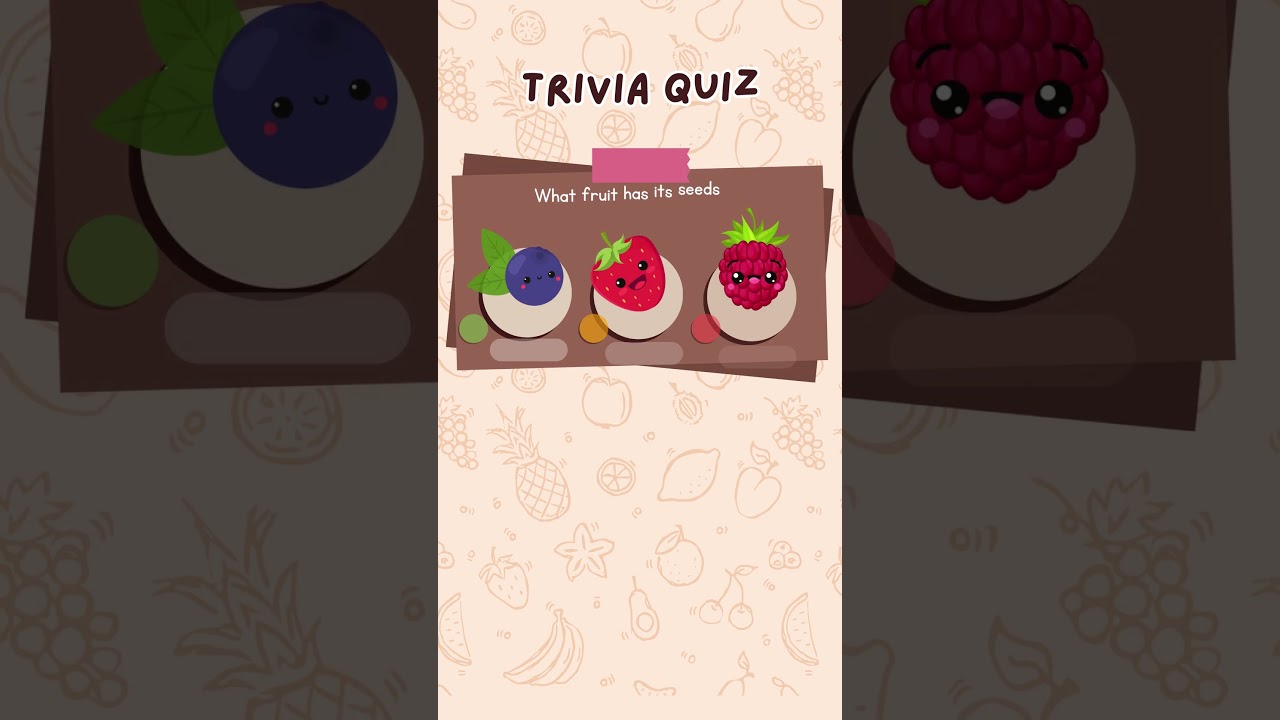 Fruit Quiz Trivia Quiz Challenge #trivia #triviachallenge