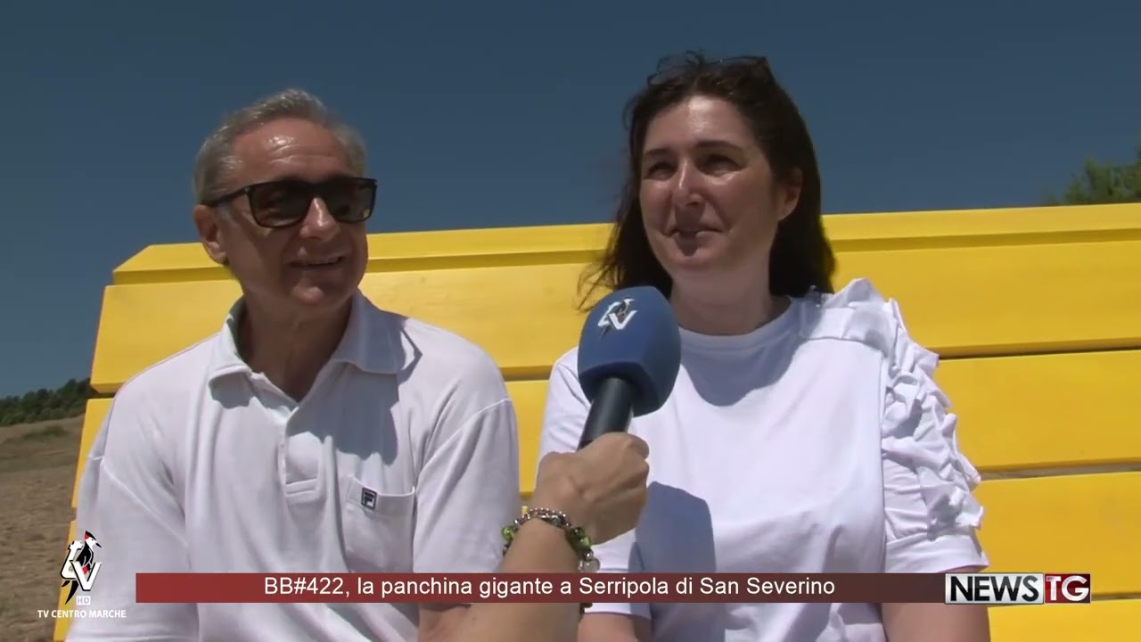 BB#422, la panchina gigante a Serripola di San Severino