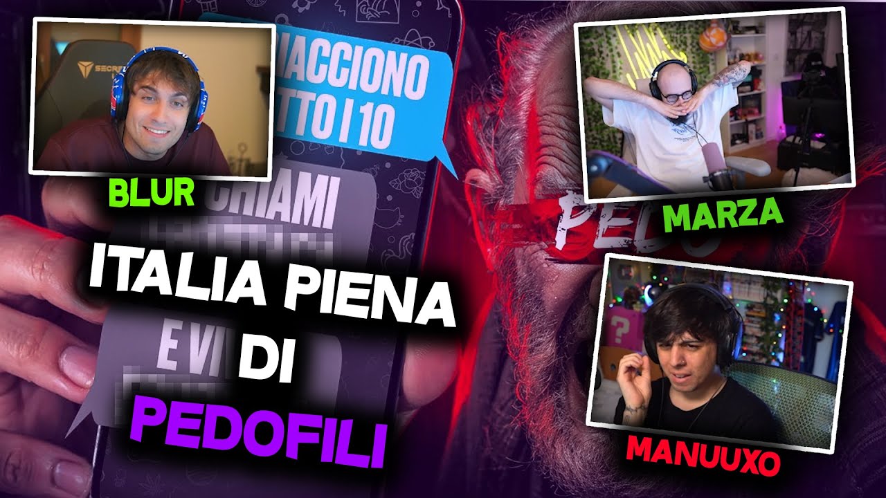 BLUR REACTION | Ho Cacciato i P3d0f1l1 In Italia Pt.2 Siamo Messi Male.. w/MARZA e MANUUXO