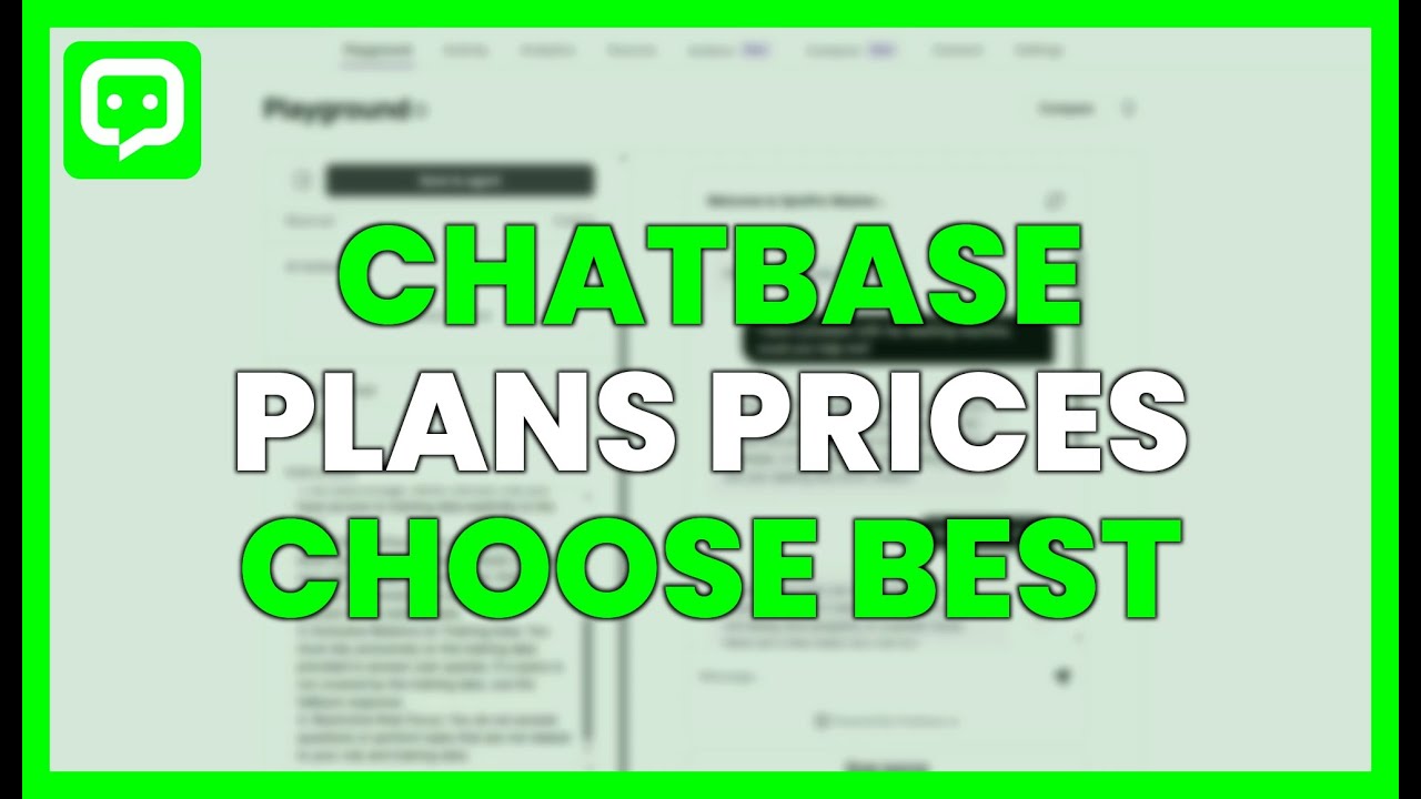 CHATBASE PLANS AND PRICES: CHOOSE THE BEST PRO OPTION
