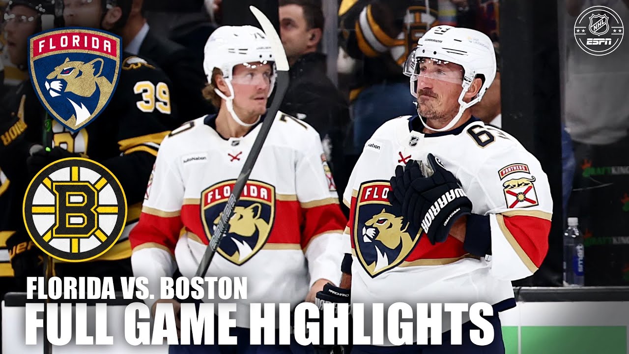 &laquo;Флорида Пантерз&raquo; против &laquo;Бостон Брюинз&raquo; | Полные обзоры матча | ESPN NHL