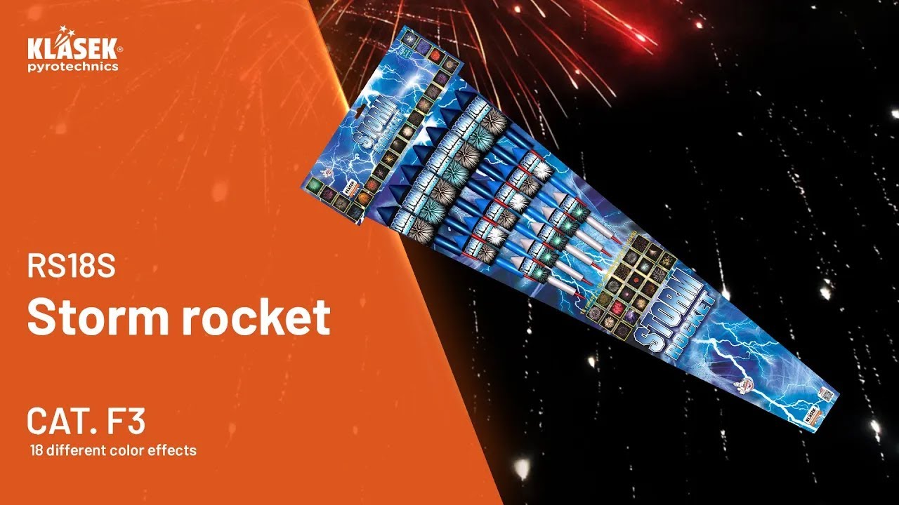 RS18S Storm rocket | Klasek pyrotechnics