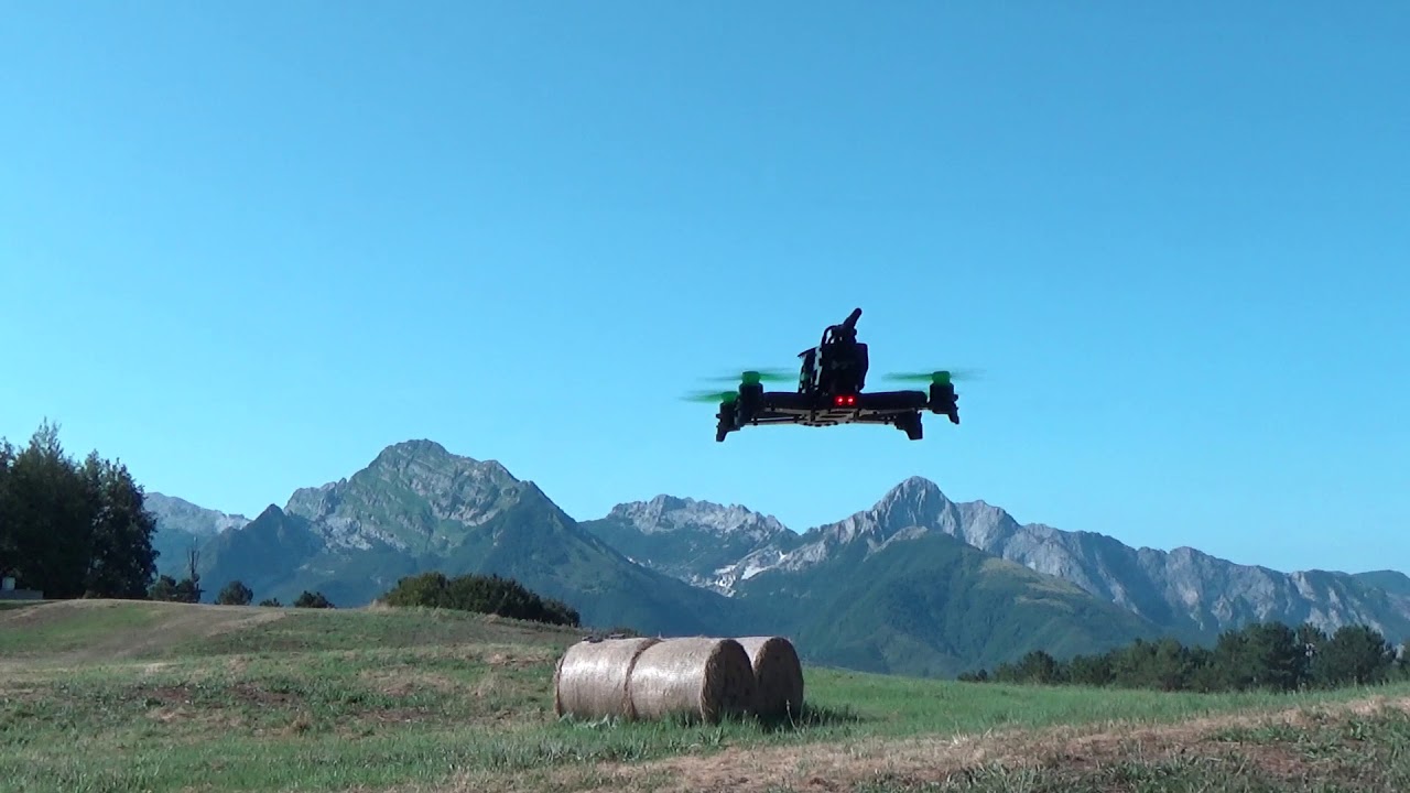 Hubsan H123D X4 Jet prova di volo mini drone FPV Racing