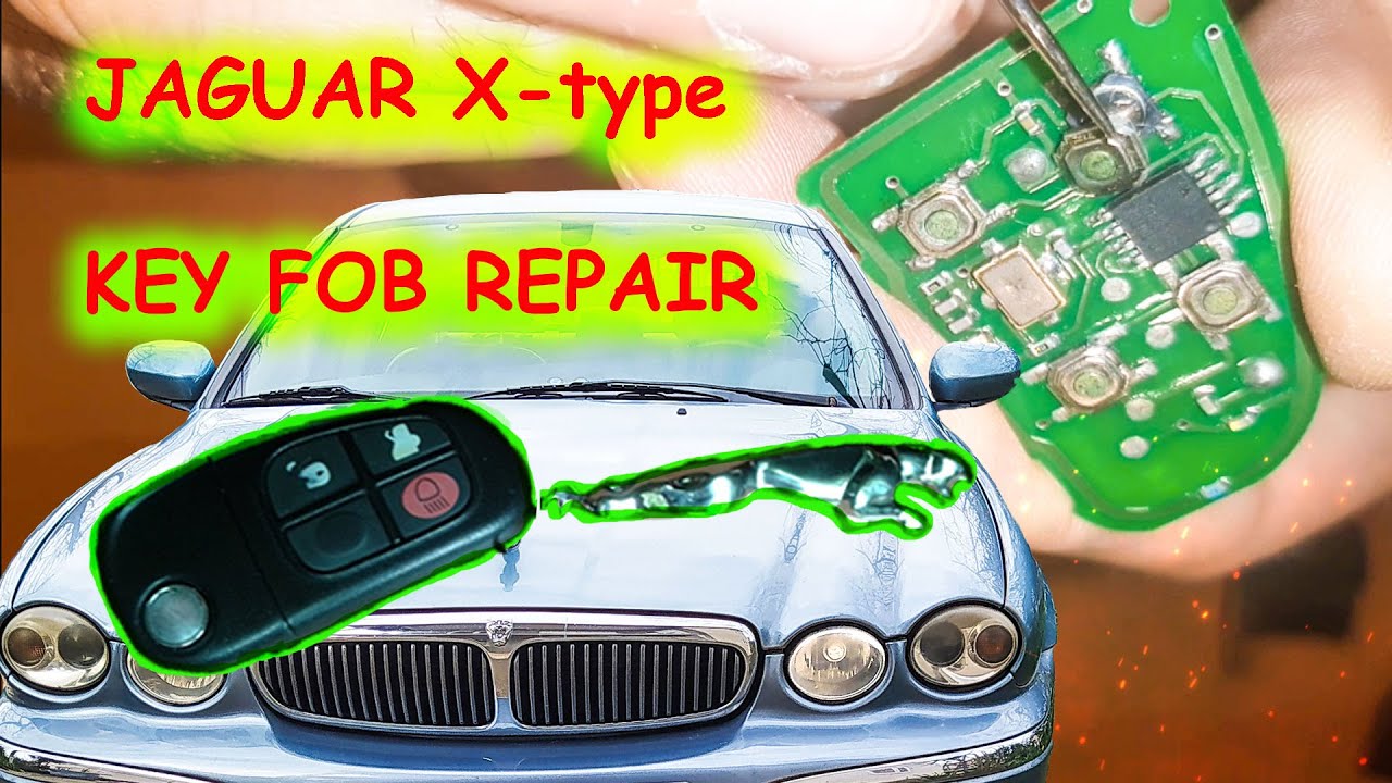 Jaguar X-type remote key not working - key fob battery replacement