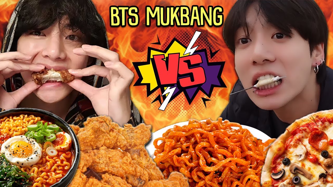 BTS Eating Moments 2024 | BTS Funny Ramen Mukbang