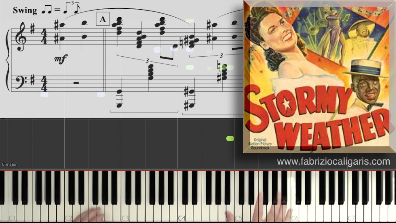 Stormy Weather - Piano Tutorial - PDF
