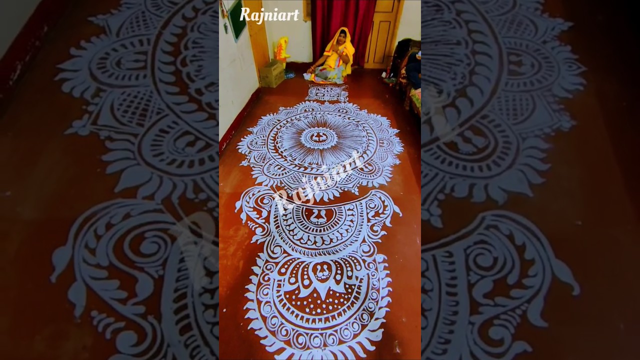 Laxmi pada jhoti big jhoti for gurubar laxmi puja #jhotichita #rajnisart #artandcraft @rajnisarts