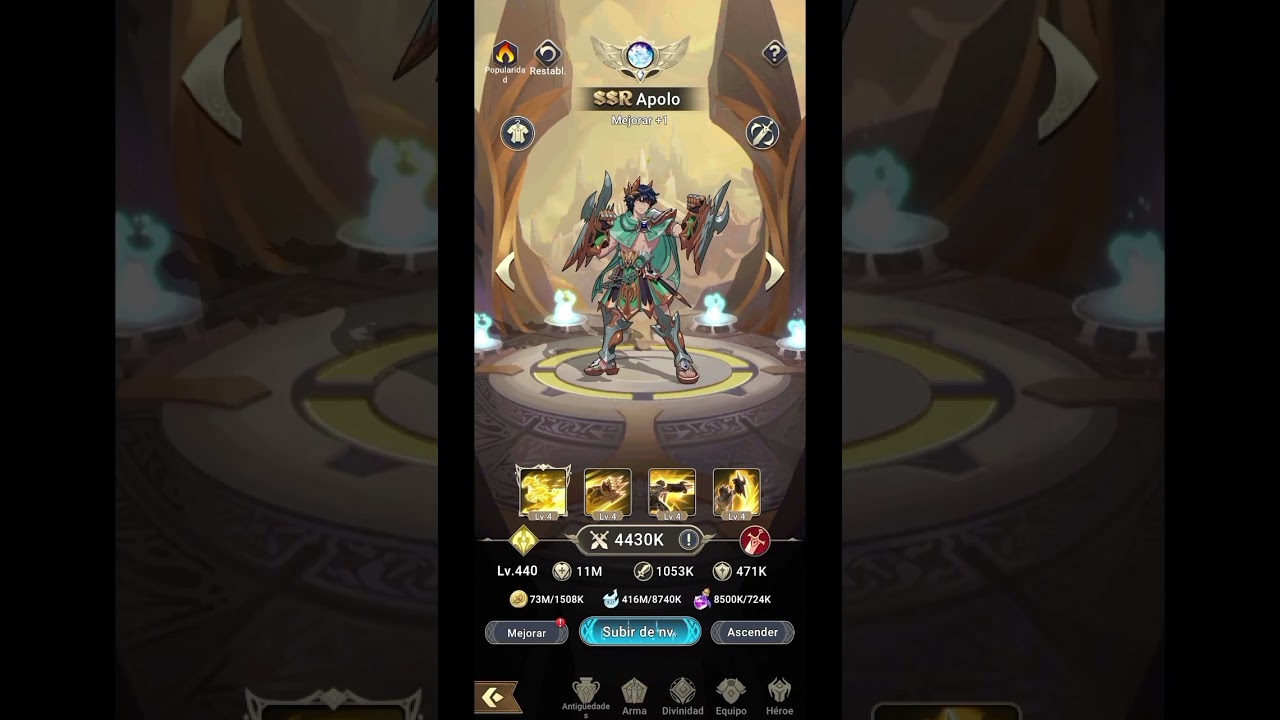 175. Mythic Heroes. Héroes de leyenda, Apolo