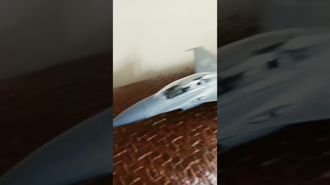 model f16 (no guns) (no paint) #aviation #planes#airliner #jet #airbus #boeing #modeljet