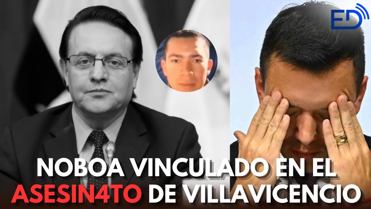 Alias Pipo NIEGA el as3sin4to de Villavicencio y VINCULA a Noboa, pero Reimberg dice que es absurdo