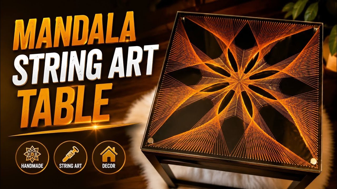 String Art Handmade Table 4