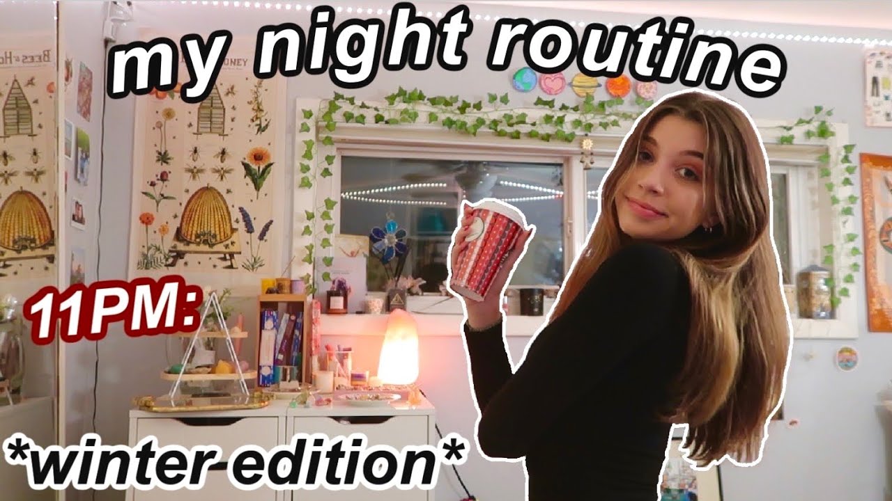 MY SCHOOL NIGHT ROUTINE *winter edition* 2021
