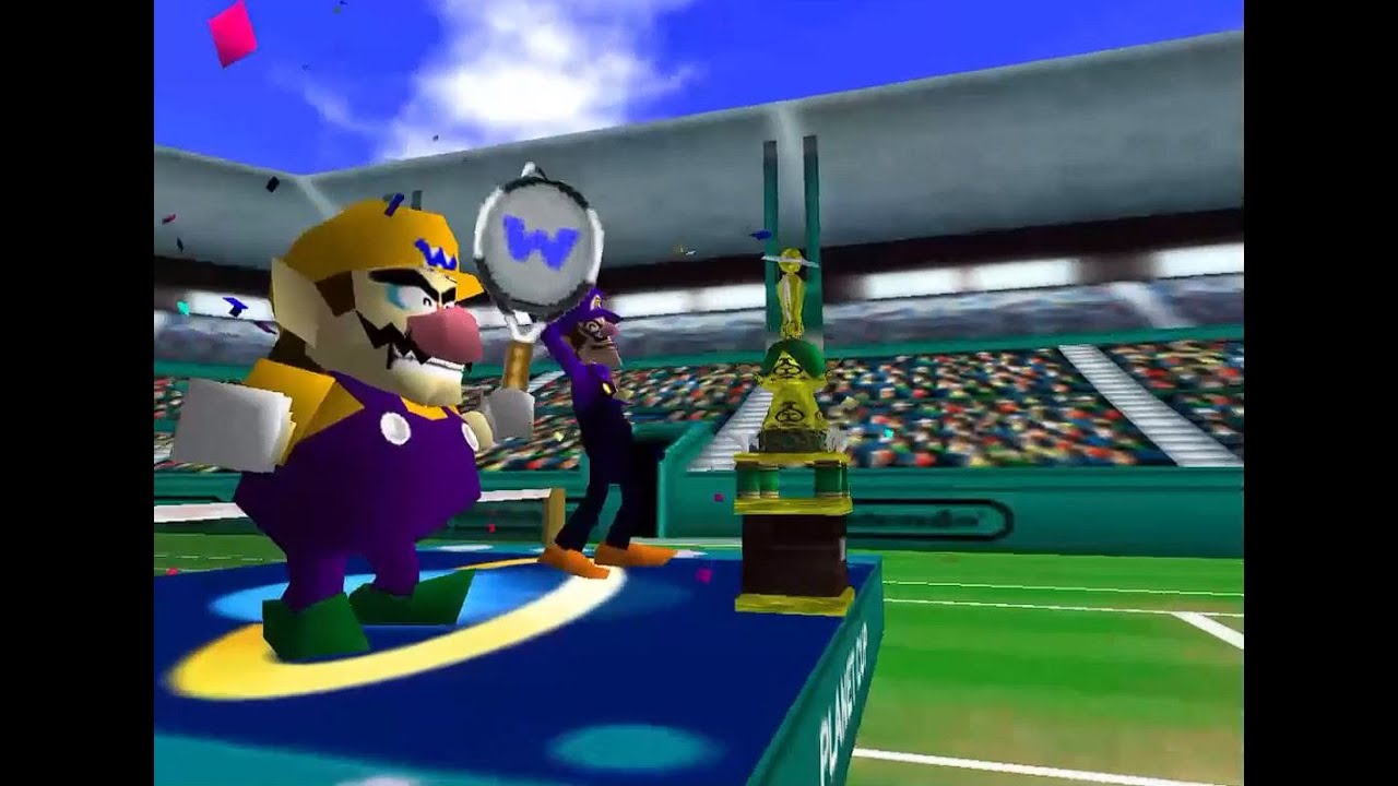 Mario Tennis 64 Doubles Planet Cup - Wario and Waluigi
