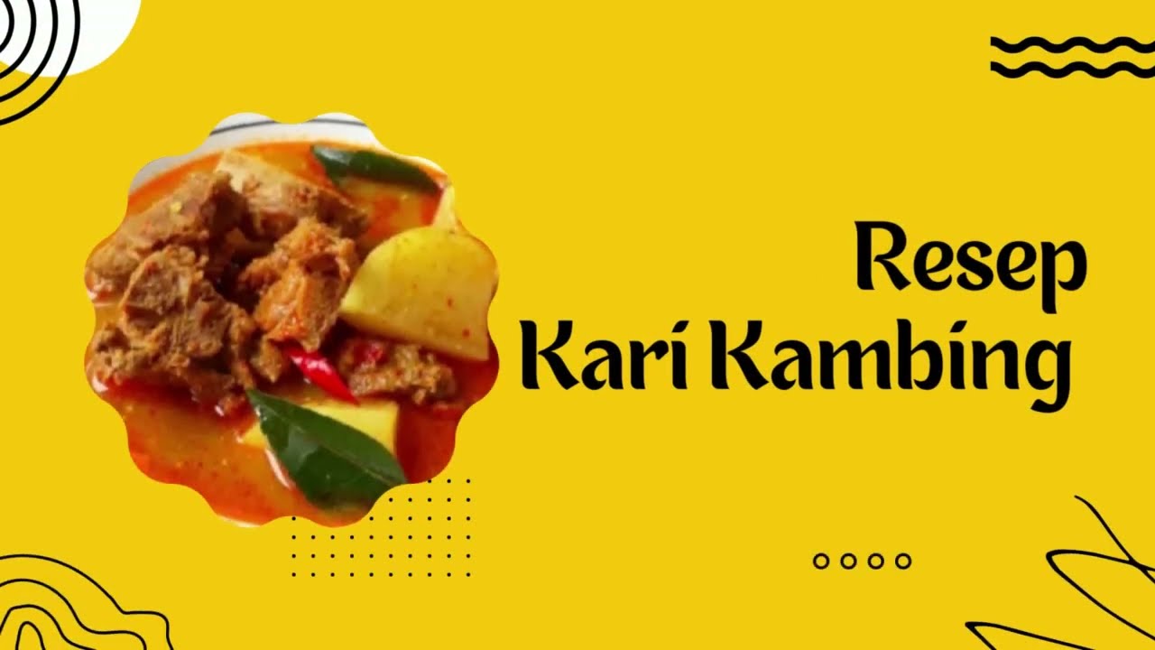 Resep Makanan Indonesia - Kari Kambing #masakanrumahan #resep #resepmasakan