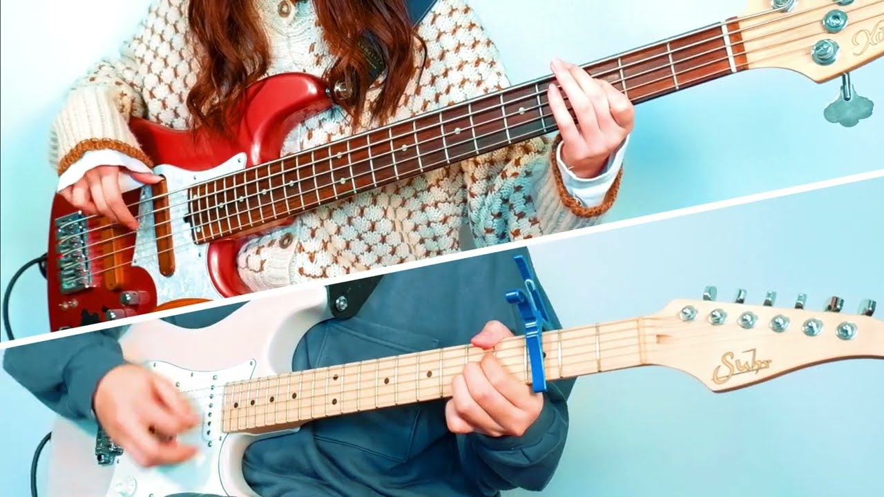 レプリカント／ヨルシカ　ギターとベースで弾いてみた