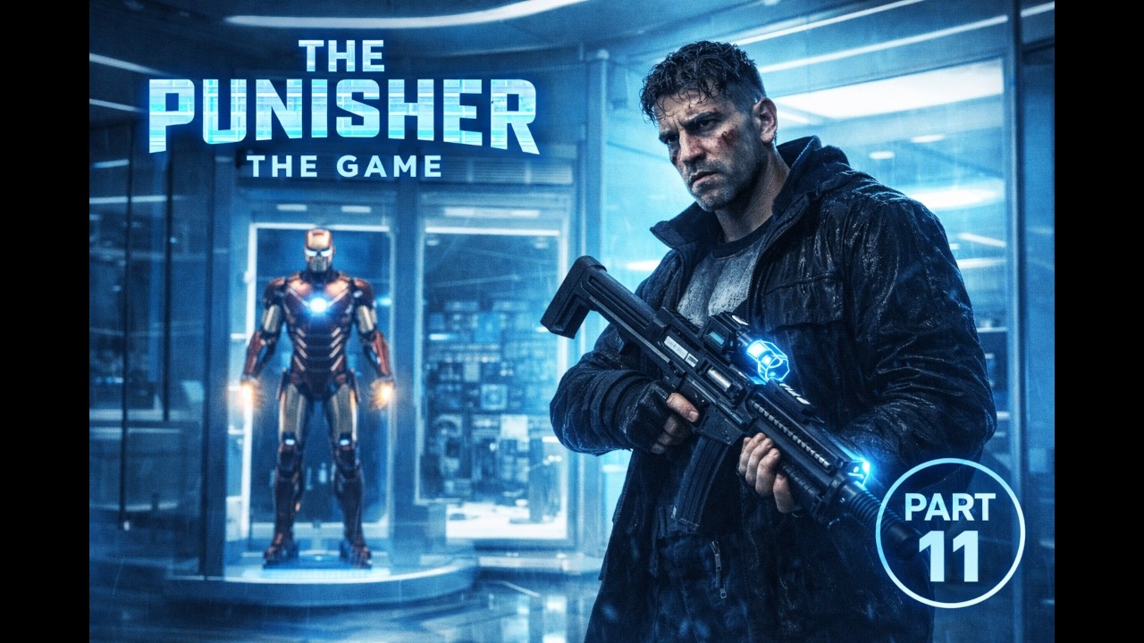 The Punisher Gameplay Walkthrough Part 11-STARK TOWERS UNDER SIEGE | Iron Man Tech vs. Frank Castle