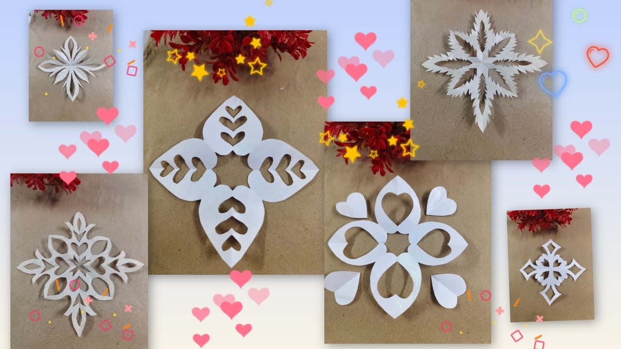 Paper Cutting Design Idea ❄️ Craft Idea ❄️ Craft #papercutting #diy #craft #paperart #cuttingpaper 