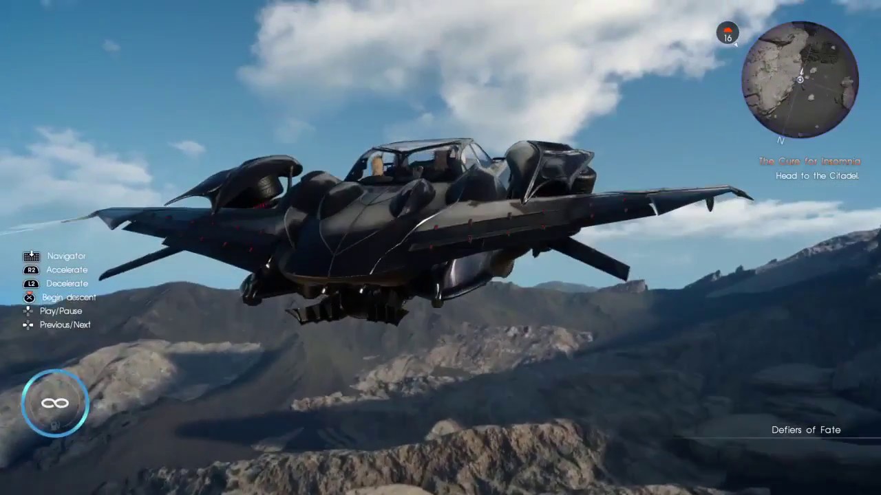 [FFXV] How To Land the Regalia on the Road to the Pitioss Ruins