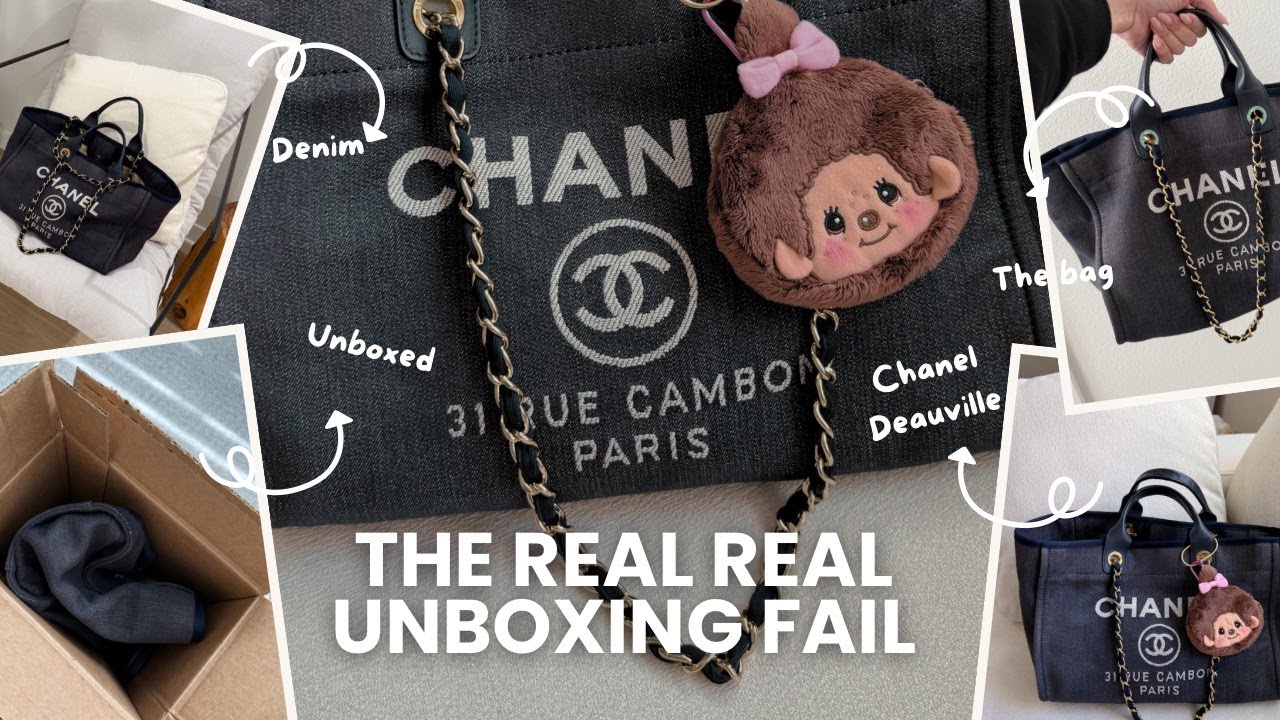 Unboxing Fail - The Real Real | Chanel Deauville