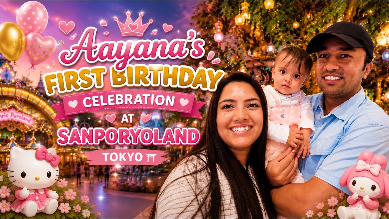Our Baby’s First Birthday Adventure | Sanrio Puroland Tokyo