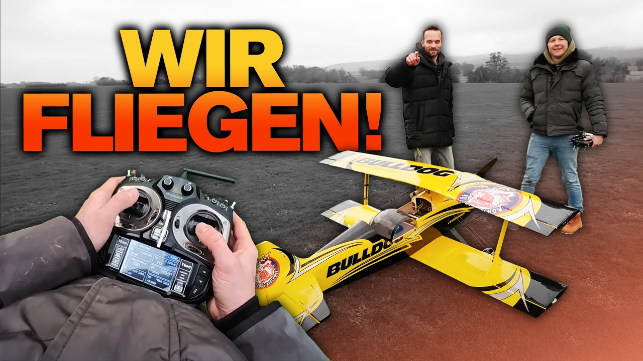 Ab auf den Flugplatz - Marius zweite Heimat!