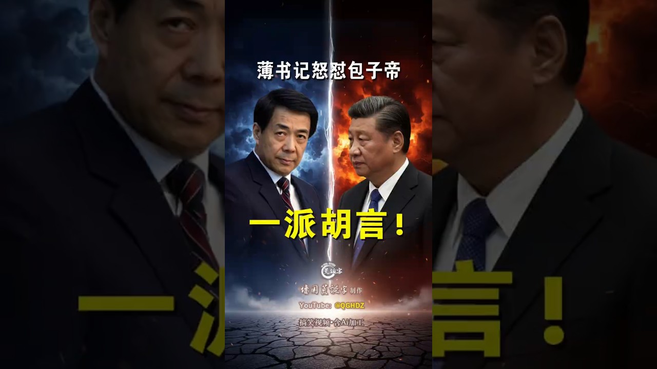 薄书记怒怼包子帝：一派胡言！｜AI搞笑视频 | Bo Xilai Blasts the Baozi Emperor: &ldquo;What Nonsense!&rdquo; | AI Comedy Video