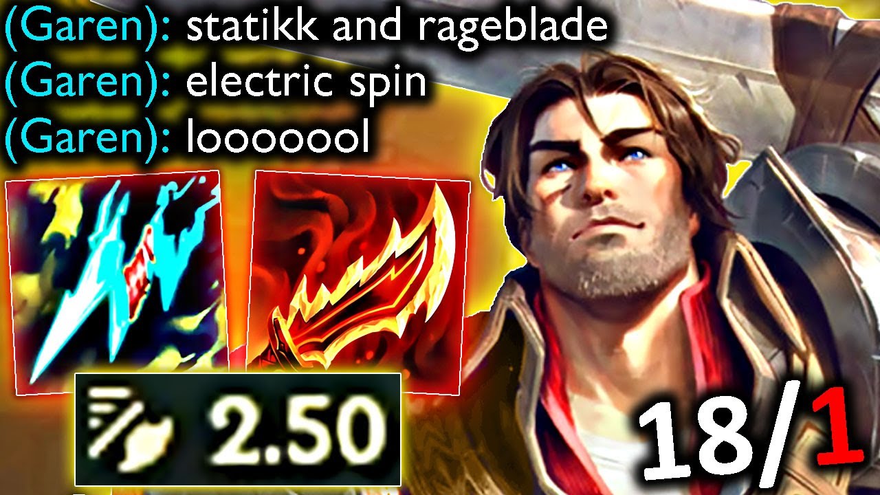 NERF STATIKK SHIV GAREN (MAX ATTACK-SPEED SPIN)