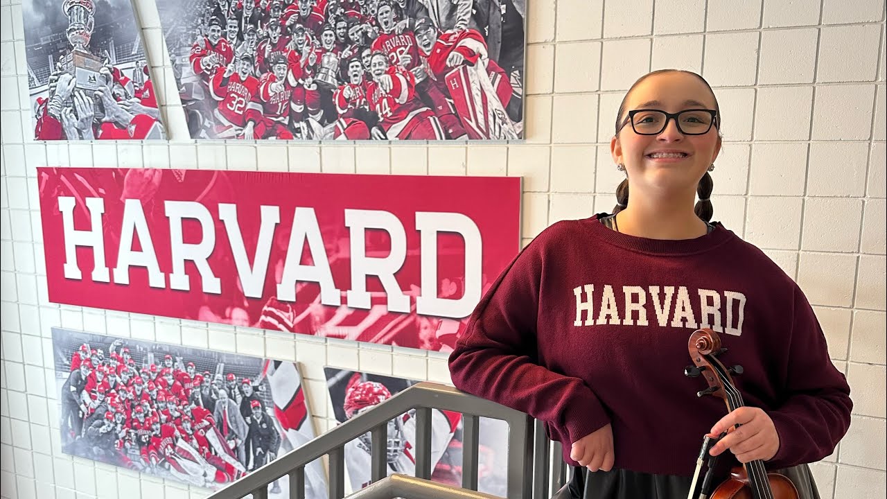 National Anthem performed at Harvard University Women’s Ice Hockey by Violinist Sabrina Patel
