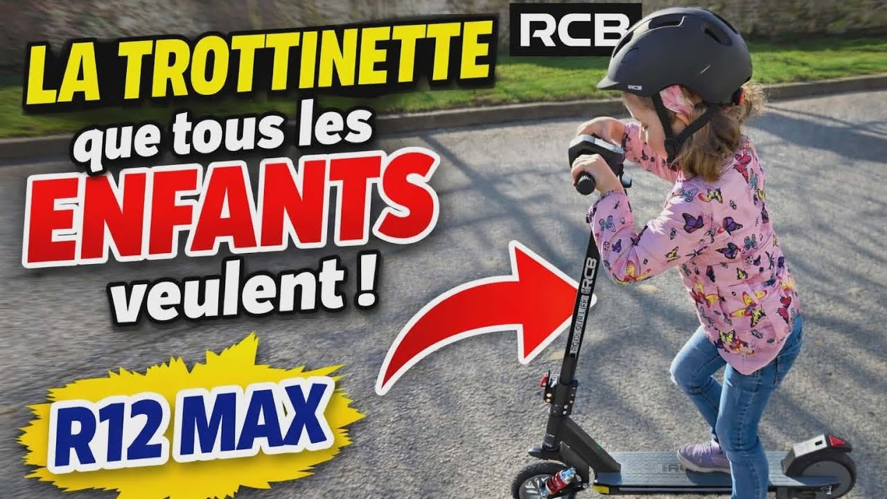 RCB R12 MAX : la trottinette électrique que tous les enfants vont vouloir !