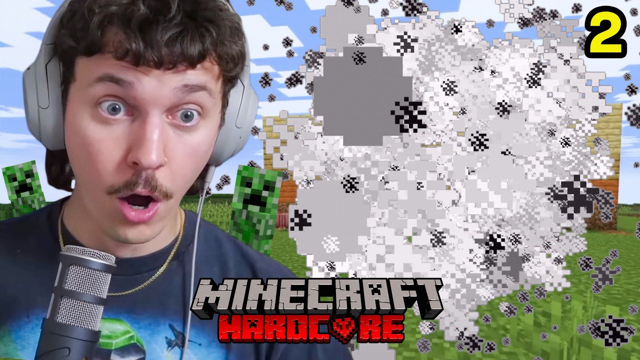 Крипер взорвал мой новый дом (Minecraft Hardcore)