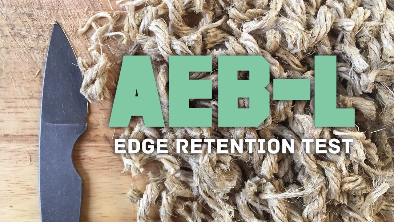 Edge Retention Testing: AEB-L on DB Blades Edc Fixed Blade (HRC 60-61)
