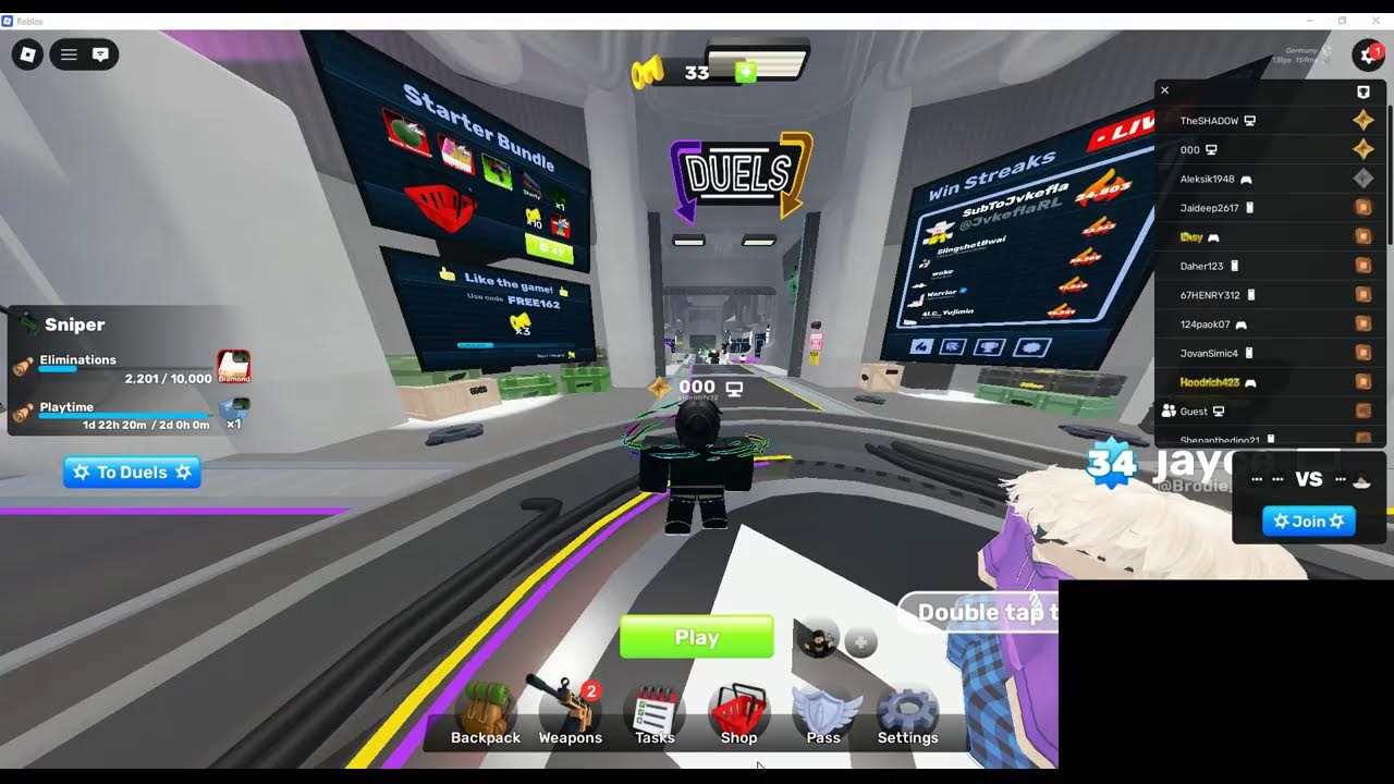 im playing RIVALS with viewers if they wanna join | Road to 100 subscribers 🔴