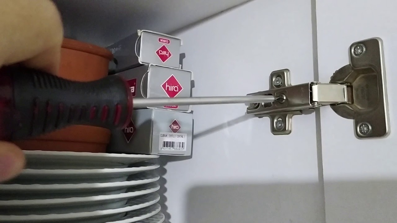 Dolap Kapağı ve Menteşe Ayarı Nasıl Yapılır?