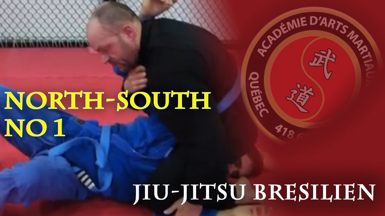 Cours de Jiu-jitsu Brésilien à Qc: technique 'white belt' comment attaquer le nord sud 1 Académie