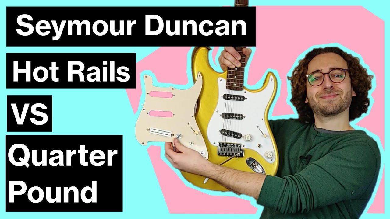 Seymour Duncan Comparison | Quarter Pound vs Hot Rails Bridge Position