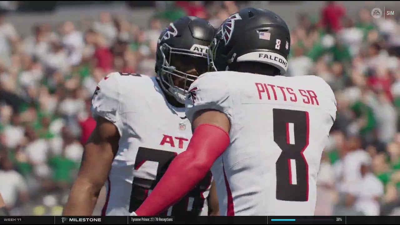Madden NFL 26 FFY5 Week 12 Falcons Jets First Half