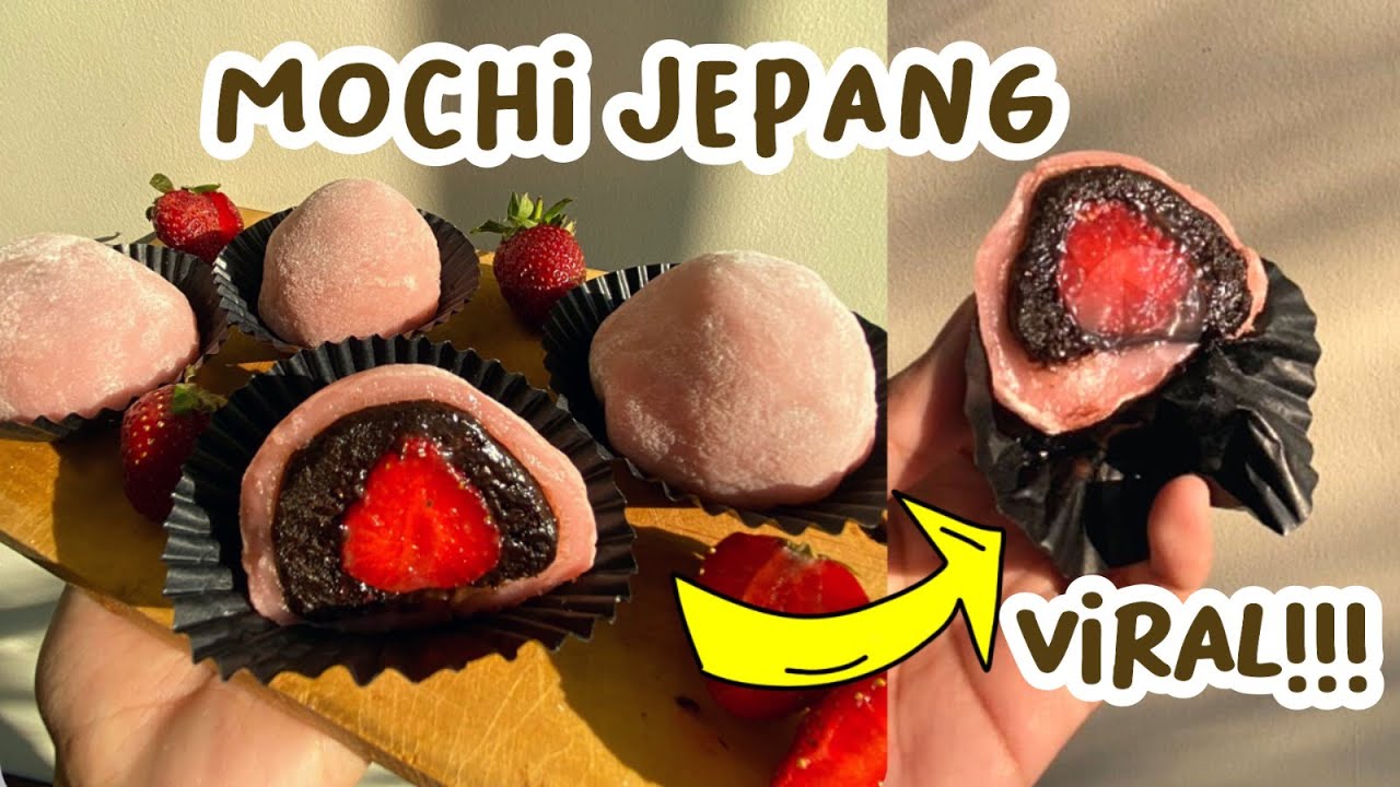 VIRAL!!! ICHIGO DAIFUKU ANTI GAGAL | MOCHI JEPANG TERENAK & GAMPANG BIKINNYA