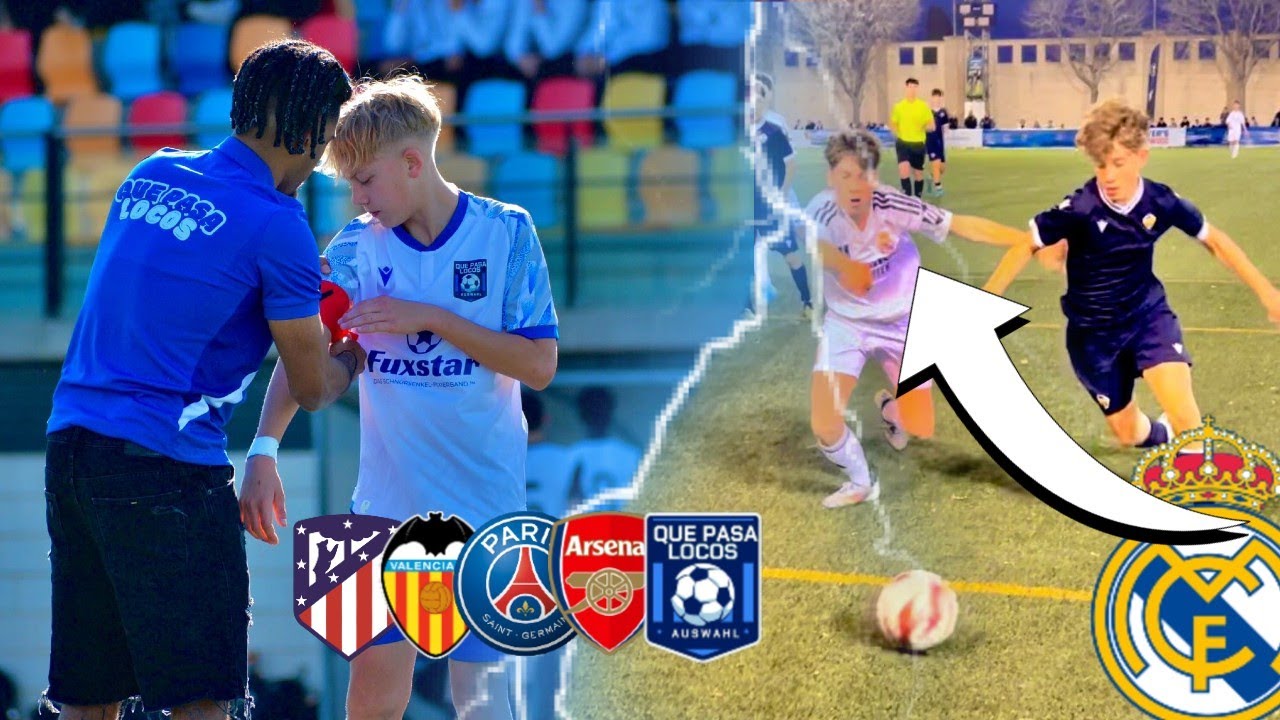 U14 Football Motion Cup mit Real Madrid,Arsenal,PSG und Co. 😱🇪🇸 - U14 Que Pasa Locos Auswahl 💙⚽️